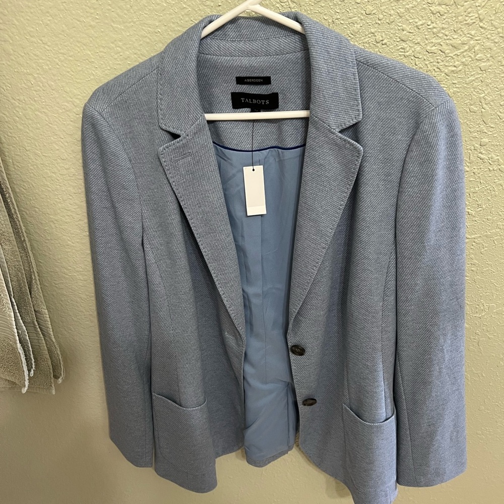 Women’s Talbots Light Blue Blazer